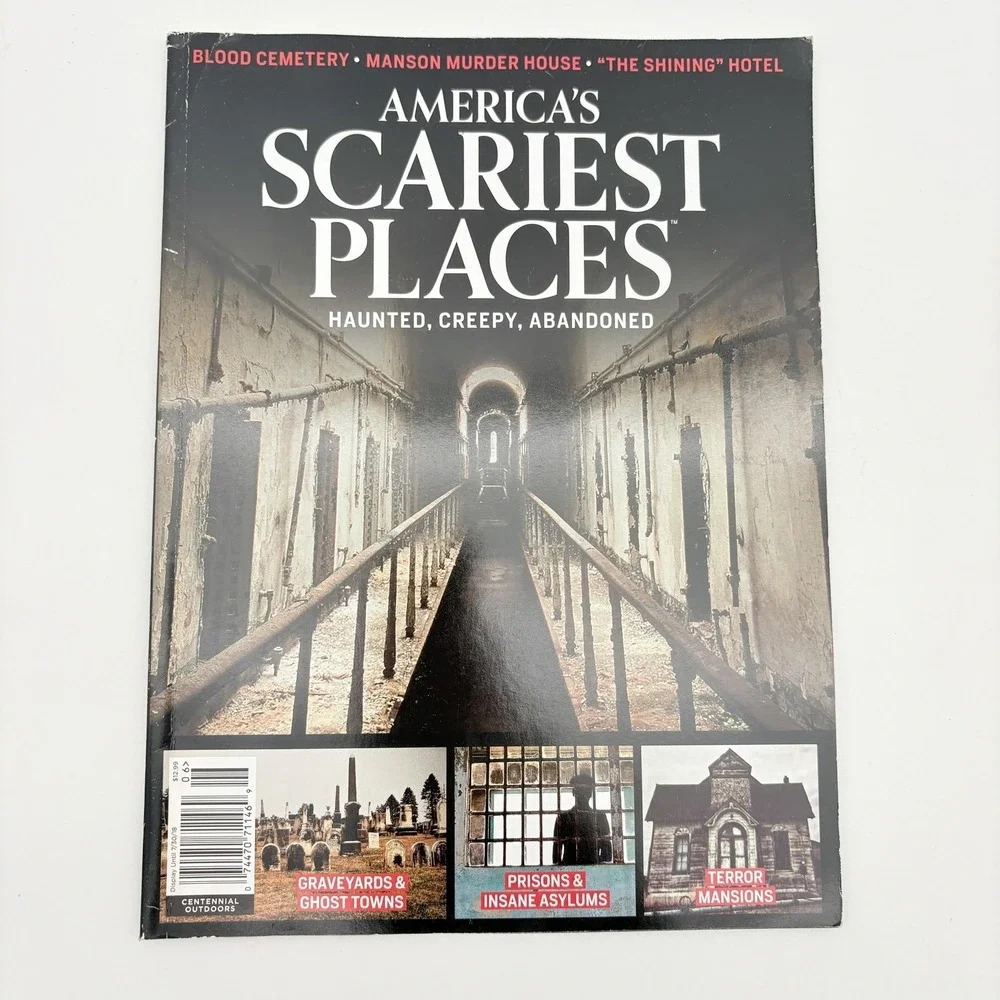 America's Scariest Places Haunted‎ Ghosts Magazine 2018 Prisons Asylums Black